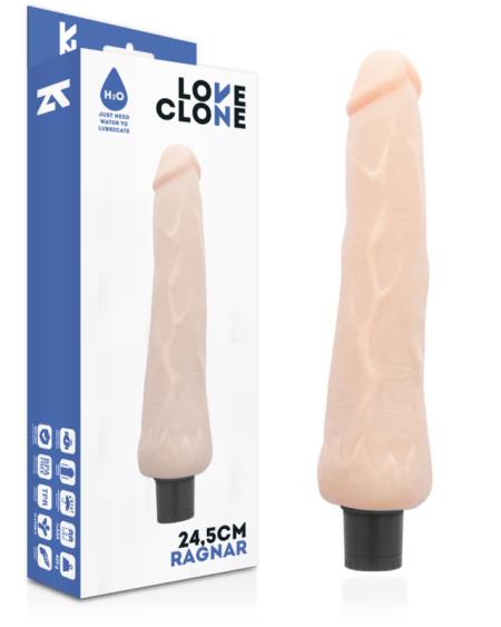 LOVECLONE - RAGNAR SELF LUBRICATION VIBRATOR 24.5 CM -O- 3.5 CM