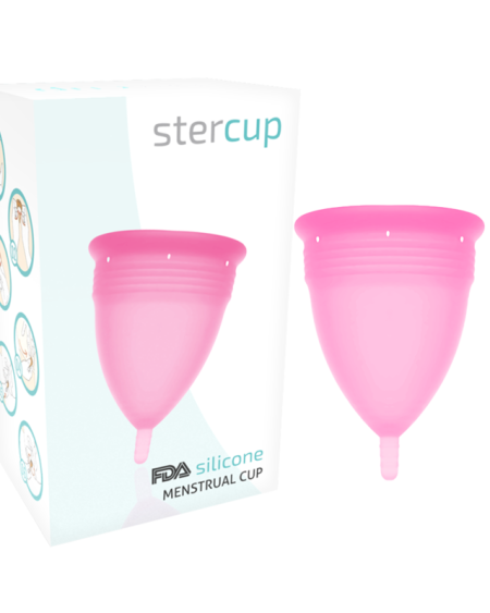 STERCUP - FDA SILICONE MENSTRUAL CUP PINK - SIZE S