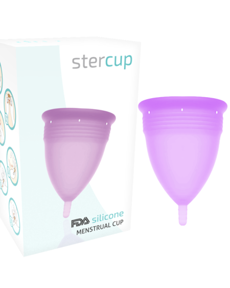 STERCUP - FDA SILICONE MENSTRUAL CUP VIOLET - SIZE S