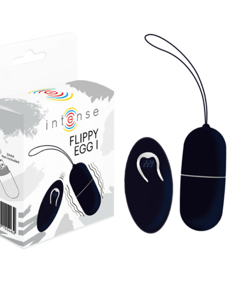 INTENSE - FLIPPY I VIBRATING EGG WITH REMOTE CONTROL BLACK
