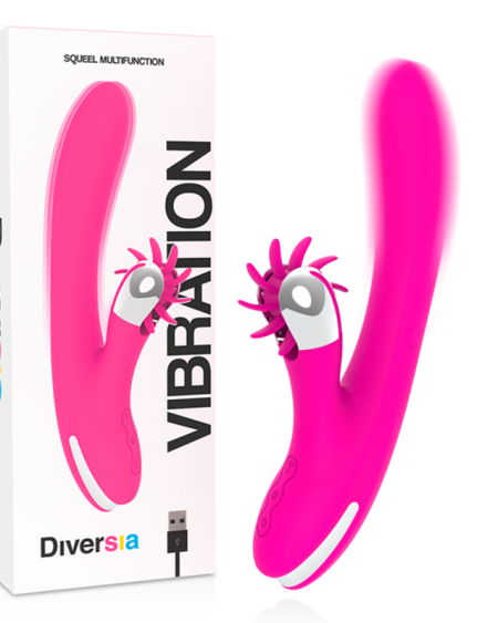 DIVERSIA - BUNNY VIBRATING 24 CM