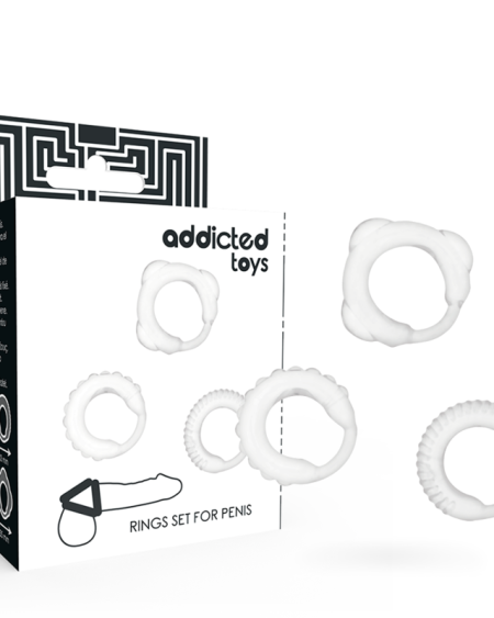 ADDICTED TOYS - C-RING SET CLEAR