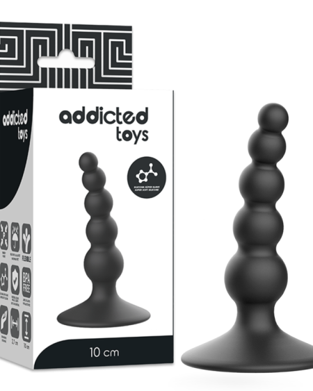 ADDICTED TOYS - ANAL SEXUAL PLUG 10 CM BLACK