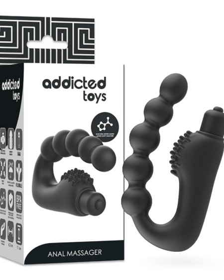ADDICTED TOYS - ANAL MASSAGER PROSTATIC WITH VIBRATION