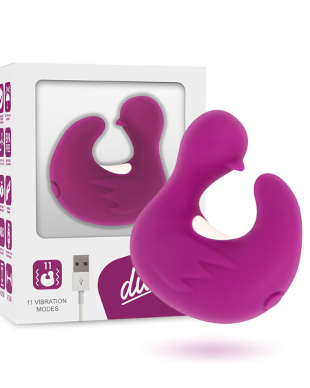 COVERME - DUCKYMANIA RECHARGEABLE SILICONE STIMULATING DUCK THIMBLE