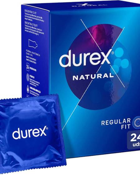 DUREX - NATURAL CONDOMS 24 UNITS