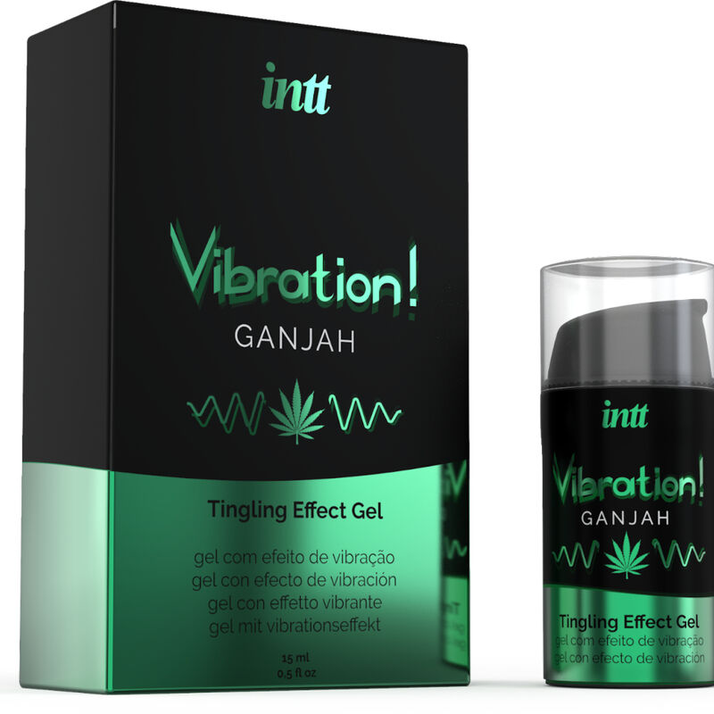 INTT - POWERFUL INTIMATE STIMULANT LIQUID VIBRATING GEL CANNABIS 15ML - Imagem de 2