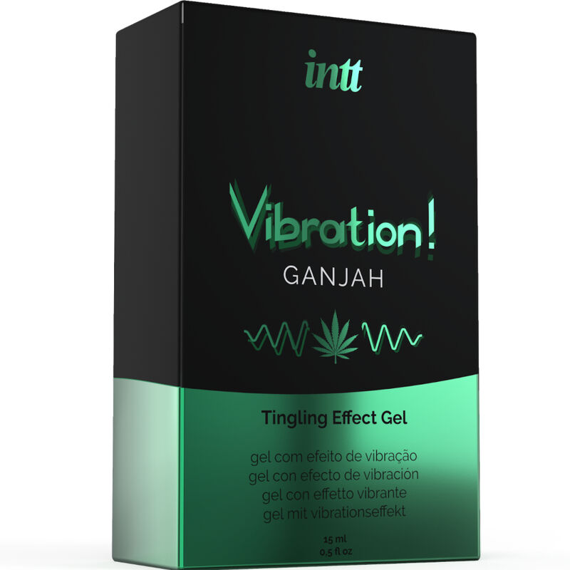INTT - POWERFUL INTIMATE STIMULANT LIQUID VIBRATING GEL CANNABIS 15ML - Imagem de 3