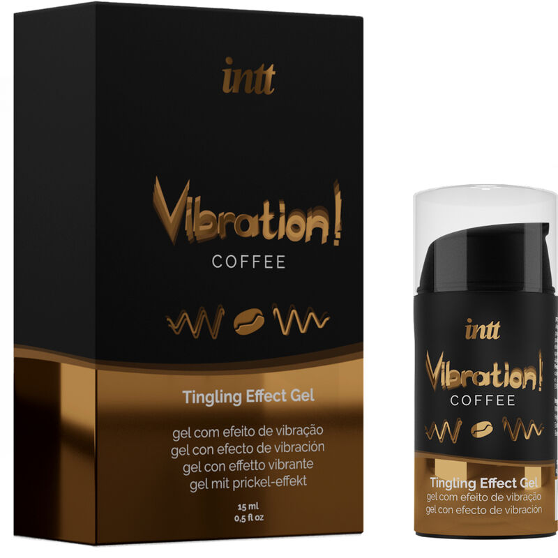 INTT - POWERFUL INTIMATE STIMULANT LIQUID VIBRATING GEL COFFEE 15ML - Imagem de 2