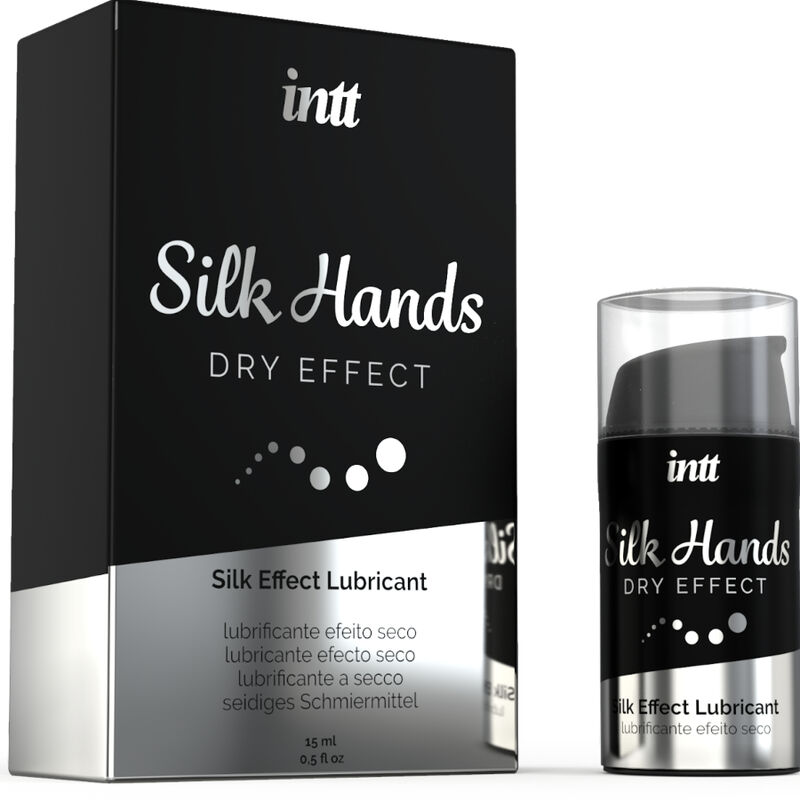 INTT LUBRICANTS - SILK HANDS LUBRICANT CONCENTRATED SILICONE FORMULA 15 ML - Imagem de 2