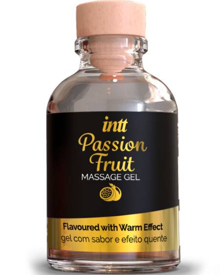 INTT MASSAGE  ORAL SEX - PASSION FRUIT FLAVORED MASSAGE GEL WITH HEAT EFFECT
