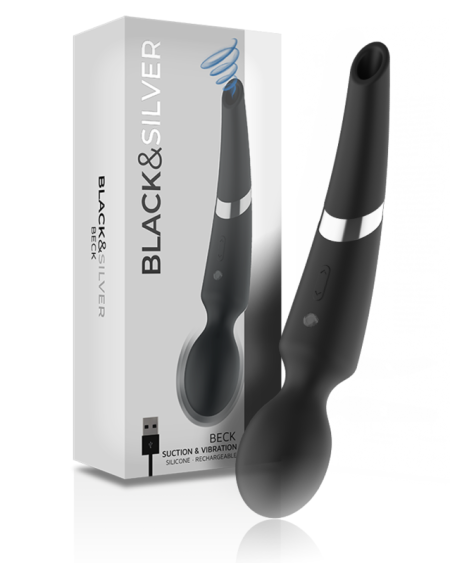BLACKSILVER - BECK WAND AND SUCTION CUP 2 IN 1 SILICONE
