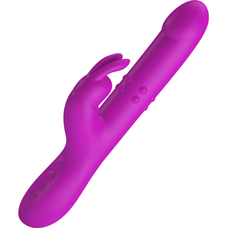 PRETTY LOVE - REESE VIBRATOR WITH PURPLE ROTATION - Imagem de 3