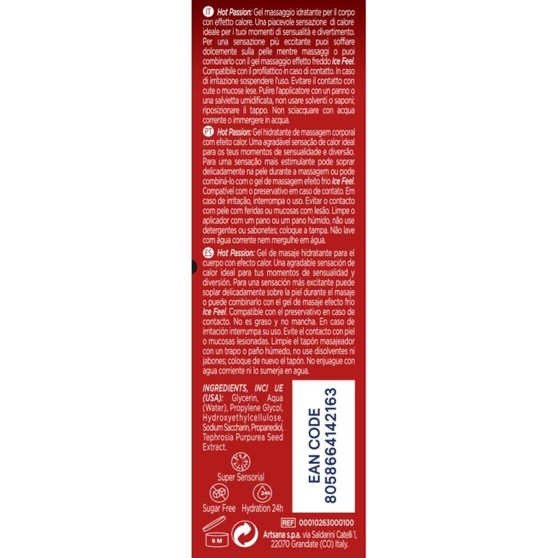 CONTROL - HOT PASSION 3 IN 1 GEL 200 ML - Imagem de 2