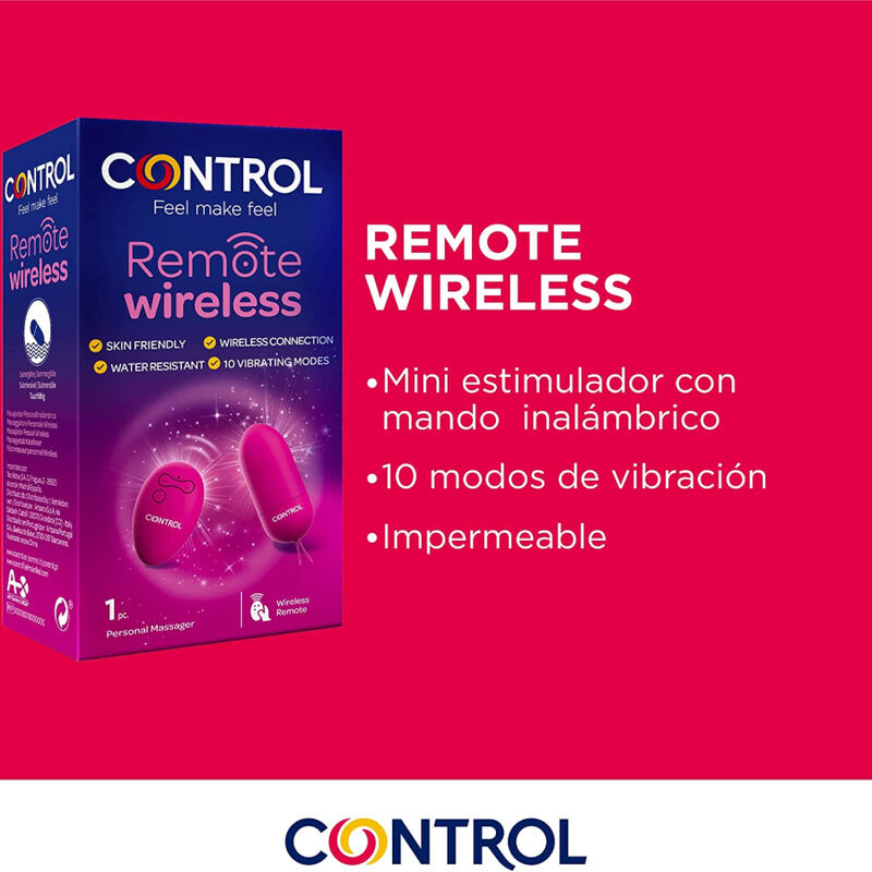 CONTROL - PERSONAL MASSAGER WIRELESS REMOTE CONTROL - Imagem de 3
