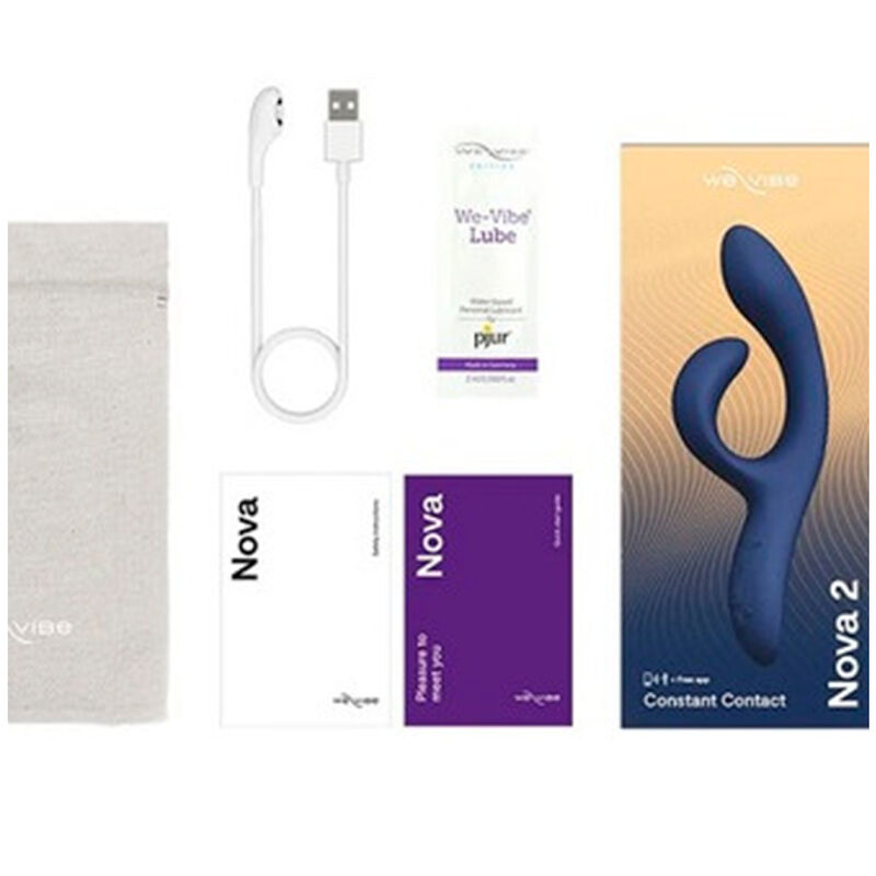 WE-VIBE - NOVA 3 RABBIT VIBRATOR MIDNIGHT BLUE - Imagem de 5