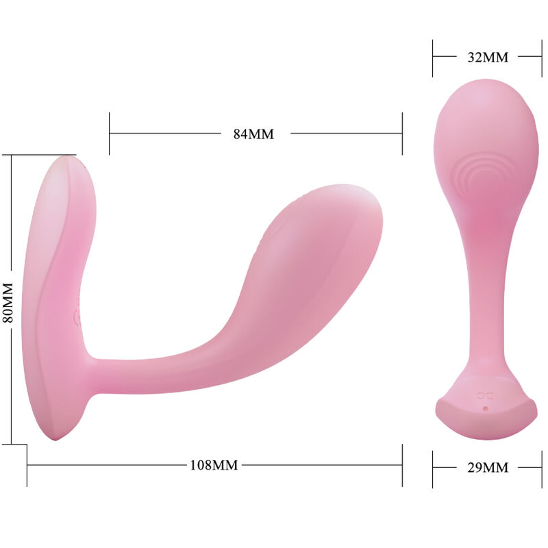 PRETTY LOVE - BAIRD G-SPOT 12 VIBRATIONS RECHARGEABLE PINK APP - Imagem de 5