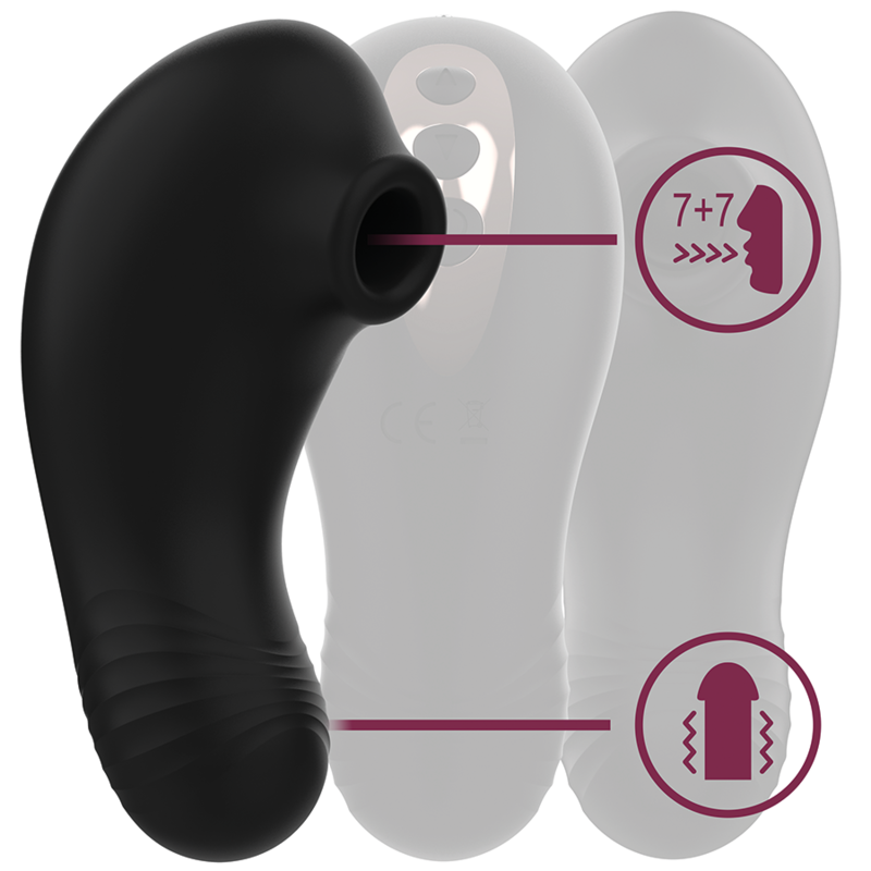 RITHUAL - SHUSHU PRO POCKET CLITORIS STIMULATOR 2 POWERFUL JET MOTORS - Imagem de 3