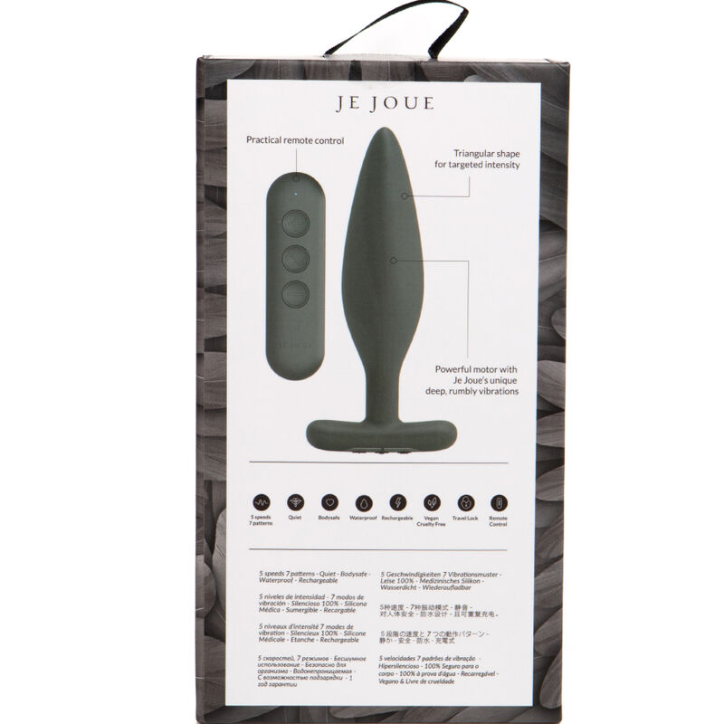 JE JOUE - EGON PLUG ANAL VIBRATOR BLACK - Imagem de 5