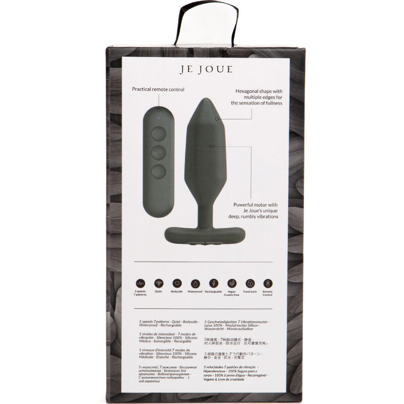 JE JOUE - ONYX ANAL PLUG VIBRATOR BLACK - Imagem de 5
