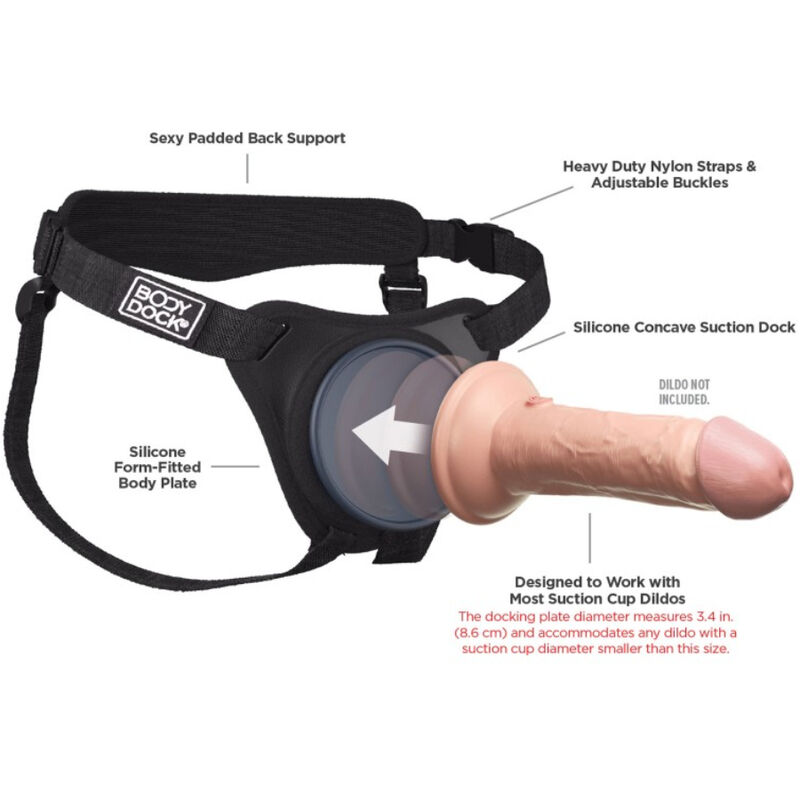 PIPEDREAMS - BODY DOCK ELITE HARNESS - Imagem de 5