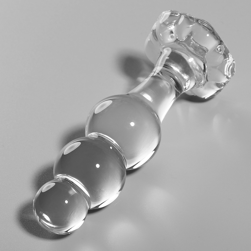 NEBULA SERIES BY IBIZA - MODELO 1 PLUG CRISTAL TRANSPARENTE 10.5 CM -O- 3 CM - Imagem de 2