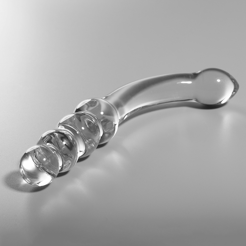 NEBULA SERIES BY IBIZA - MODELO 14 DILDO CRISTAL TRANSPARENTE 18.5 CM -O- 3 CM - Imagem de 2