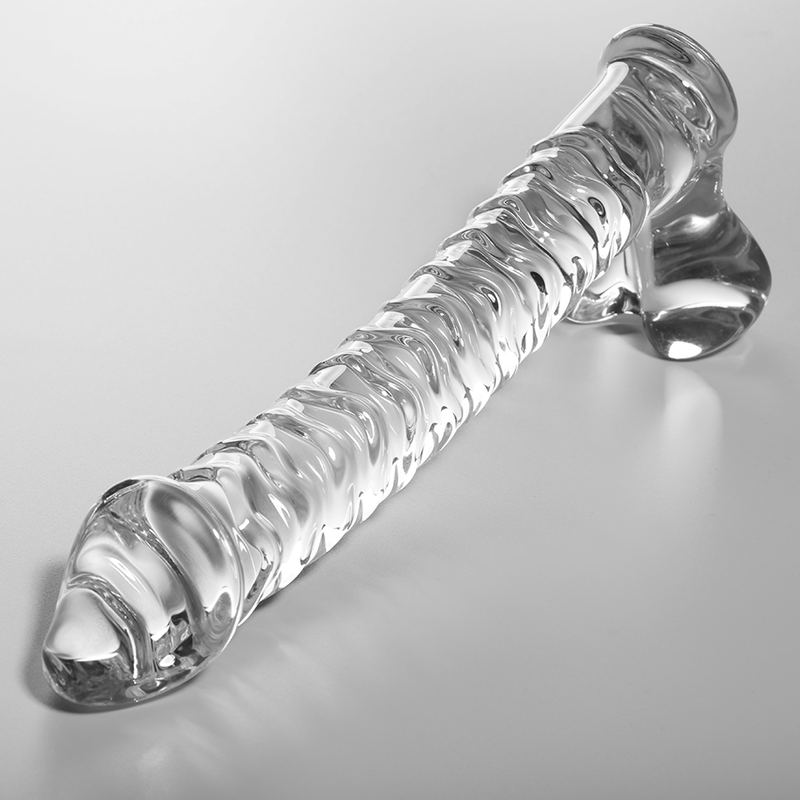NEBULA SERIES BY IBIZA - MODELO 23 DILDO CRISTAL TRANSPARENTE 21.5 CM -O- 4 CM - Imagem de 2