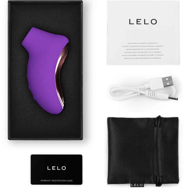 LELO - SONA 2 TRAVEL PURPLE SONIC CLITORIS MASSAGER - Imagem de 4