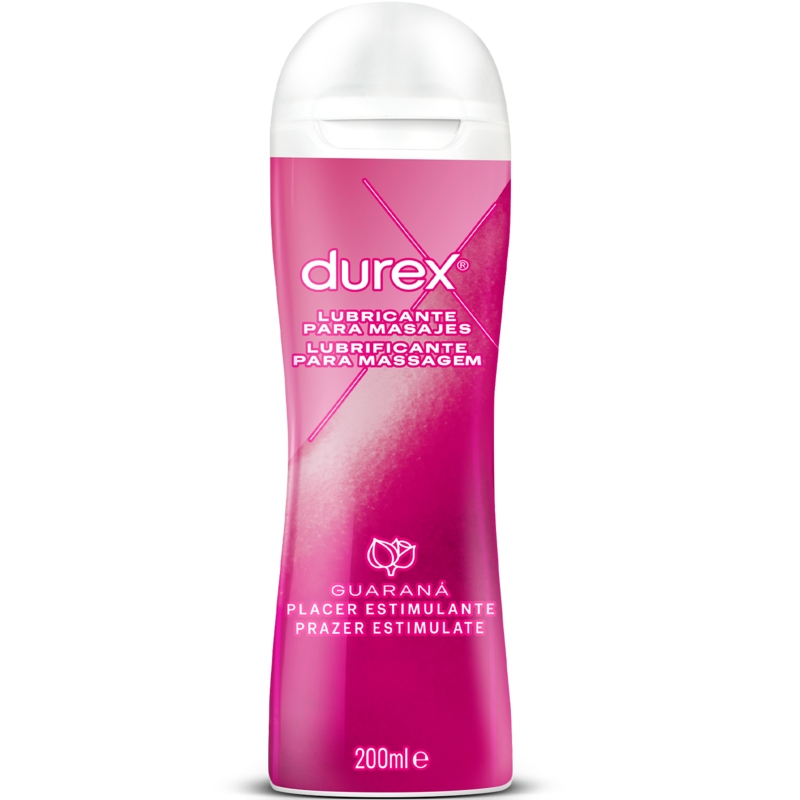 DUREX - GEL LUBRIFICANTE DE MASSAGEM ESTIMULANTE DE GUARANÁ 200 ML