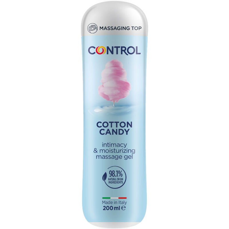 CONTROL - COTTON CANDY MASSAGE GEL 3 IN 1 200 ML - Imagem de 3