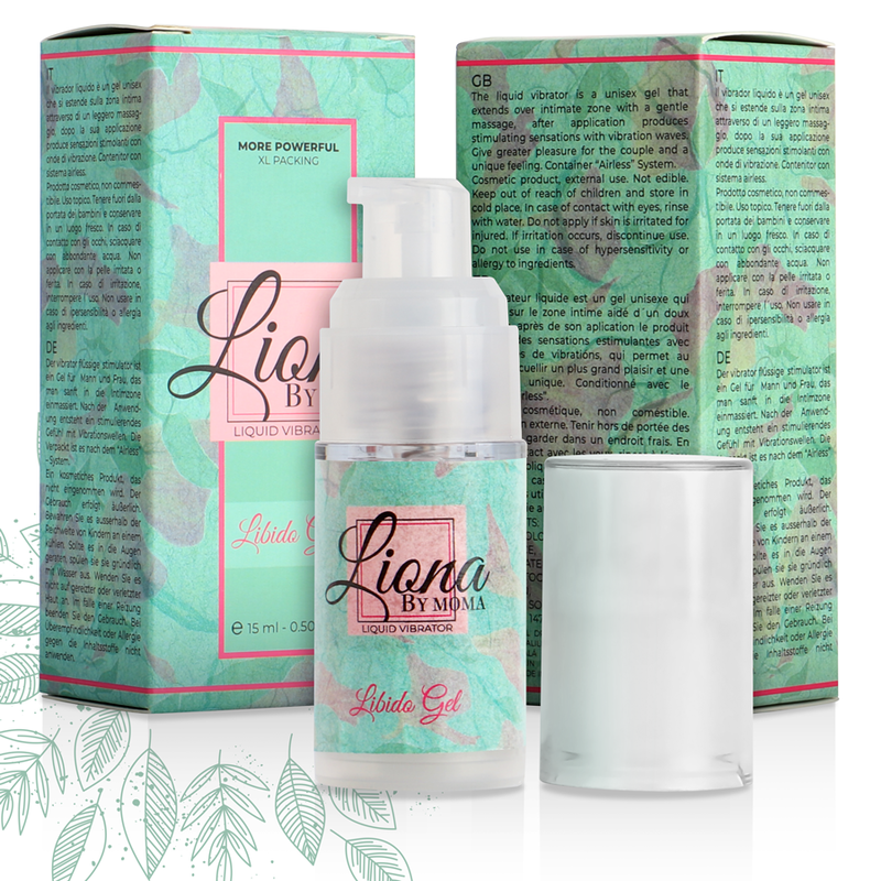 LIONA BY MOMA - LIQUID VIBRATOR LIBIDO GEL 15 ML - Imagem de 3