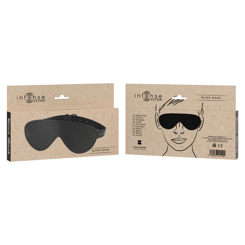 INTENSE - FETISH VEGAN BLIND MASK - Imagem de 5
