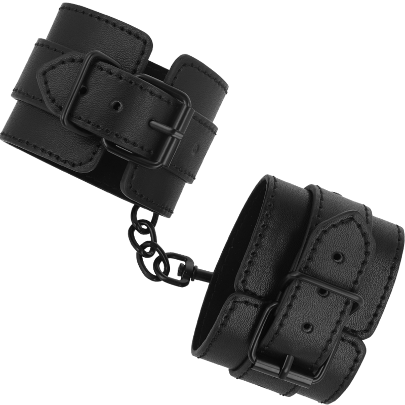 INTENSE - FETISH VEGAN LEATHER HANDCUFFS - Imagem de 2