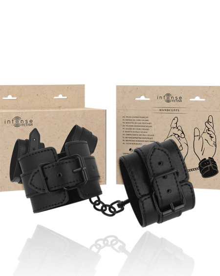 INTENSE - FETISH VEGAN LEATHER HANDCUFFS
