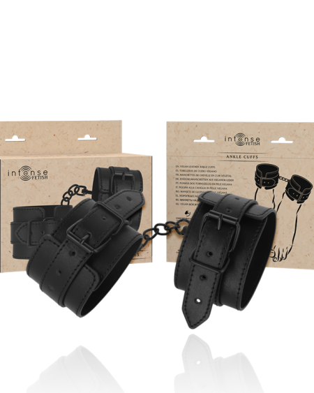 INTENSE - FETISH VEGAN LEATHER ANKLE CUFFS