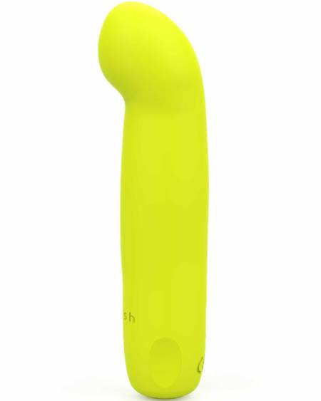 B SWISH - BCUTE CURVE INFINITE CLASSIC RECHARGEABLE SILICONE VIBRATOR YELLOW