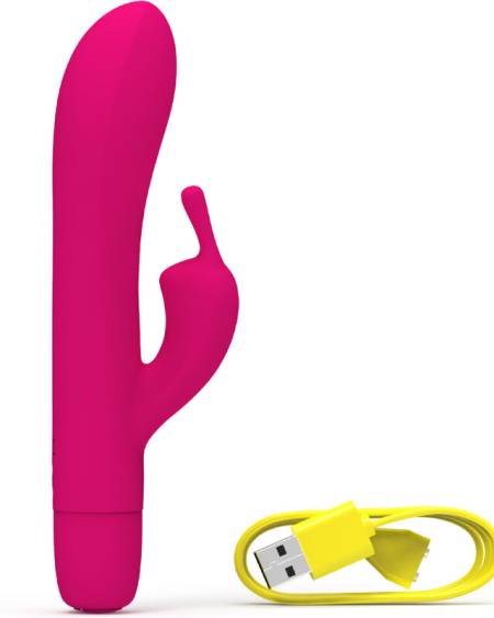 B SWISH - BWILD BUNNY INFINITE CLASSIC RECHARGEABLE VIBRATOR PINK SILICONE