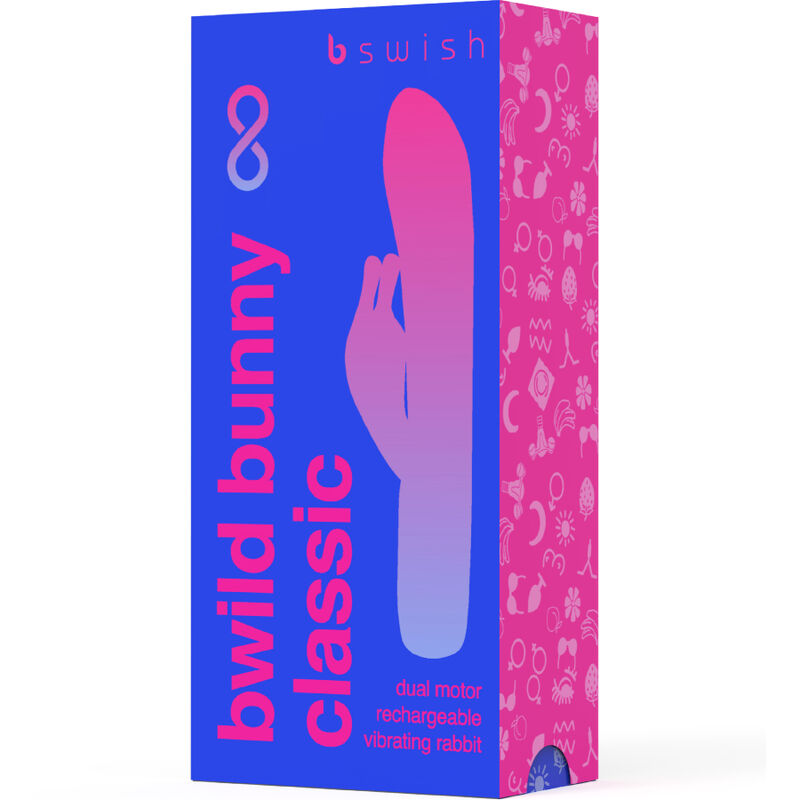 B SWISH - BWILD BUNNY INFINITE CLASSIC RECHARGEABLE VIBRATOR BLUE SILICONE - Imagem de 4
