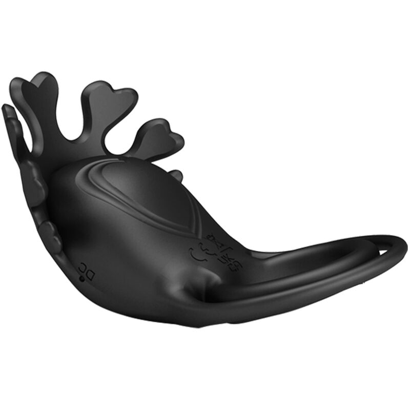 PRETTY LOVE - RUBEN VIBRATOR RING 7 VIBRATIONS BLACK SILICONE - Imagem de 5