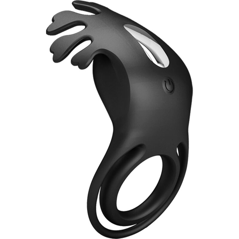 PRETTY LOVE - RUBEN VIBRATOR RING 7 VIBRATIONS BLACK SILICONE - Imagem de 3