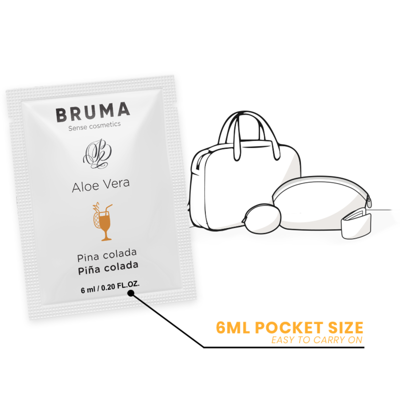 BRUMA - ALOE VERA SLIDING GEL PINA COLADA FLAVOR 6 ML - Imagem de 5