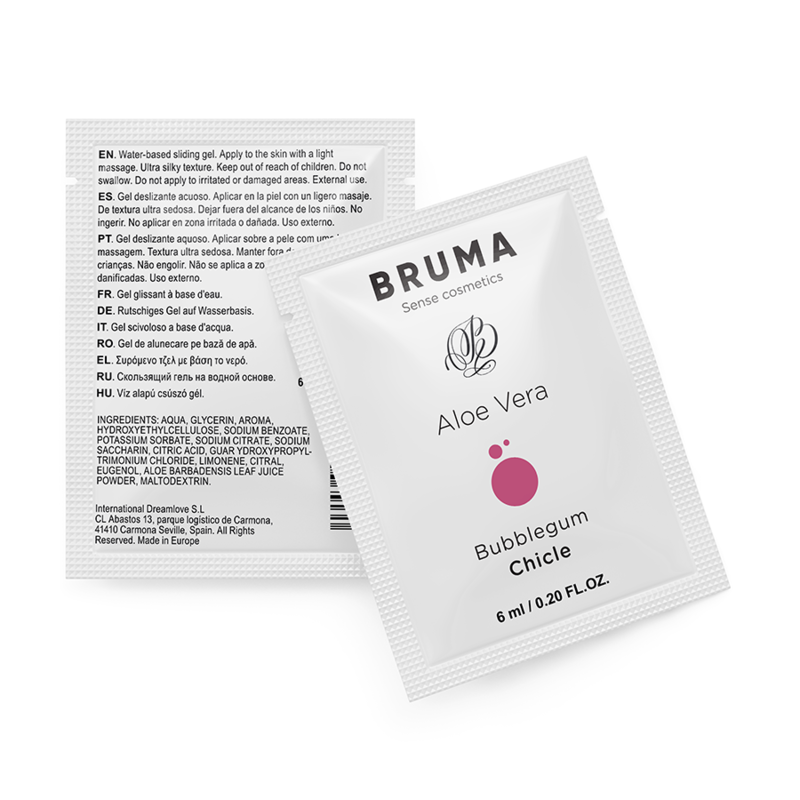 BRUMA - ALOE VERA SLIDING GEL BUBBLEGUM FLAVOR 6 ML - Imagem de 2