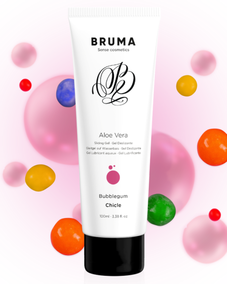 BRUMA - ALOE VERA SLIDING GEL BUBBLEGUM FLAVOR 100 ML