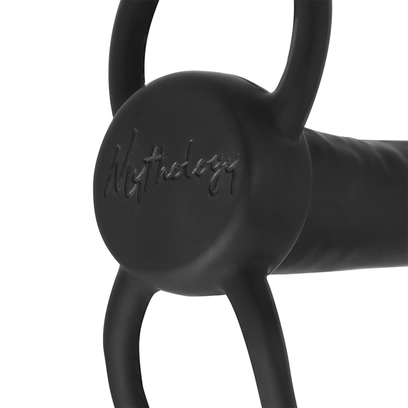 MYTHOLOGY - COBI ONYX ANAL DILDO WITH COCK AND TESTICLE RING 13 SILICONE CM - Imagem de 5
