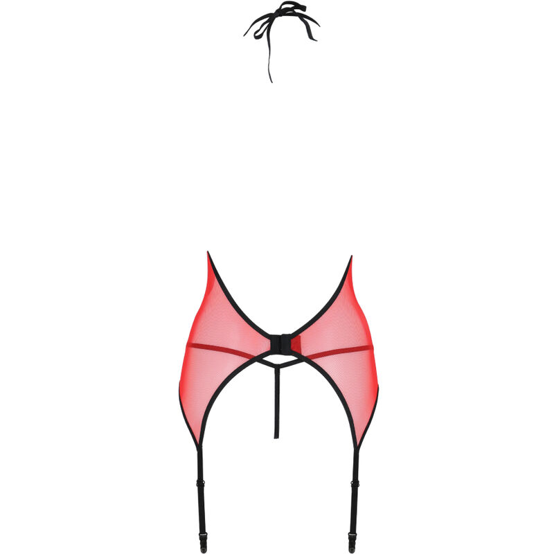PASSION - PEONIA CORSET EROTIC LINE ROJO S/M - Imagem de 5