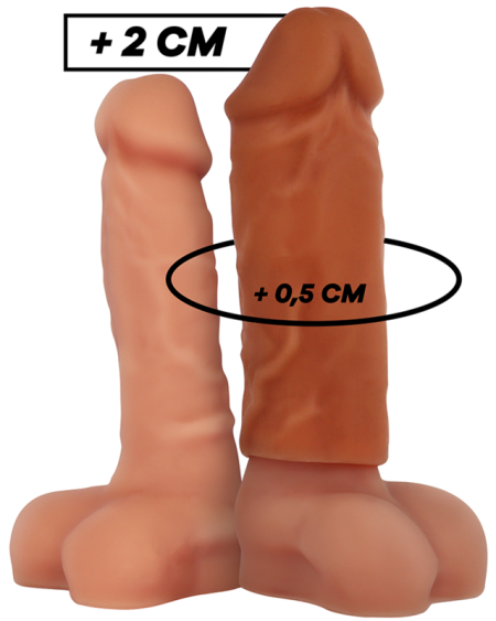 VIRILXL - LIQUID SILICONE V3 BROWN PENIS EXTENSION