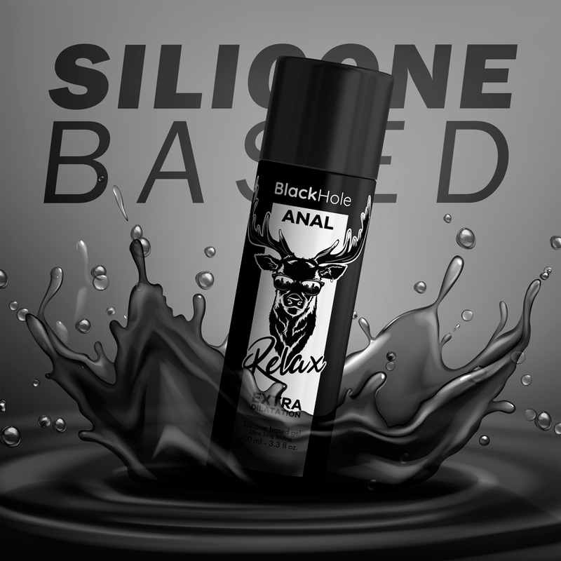 BLACK HOLE - GEL SILICONE BASE ANAL DILATION 100 ML - Imagem de 4