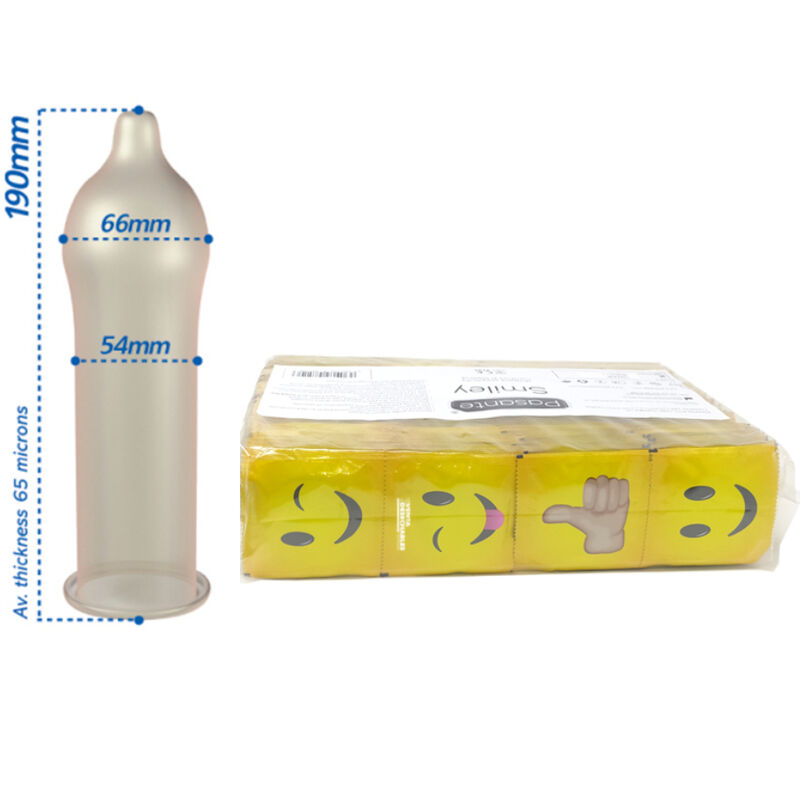 PASANTE - CONDOMS SMILEY BAG 144 UNITS - Imagem de 2