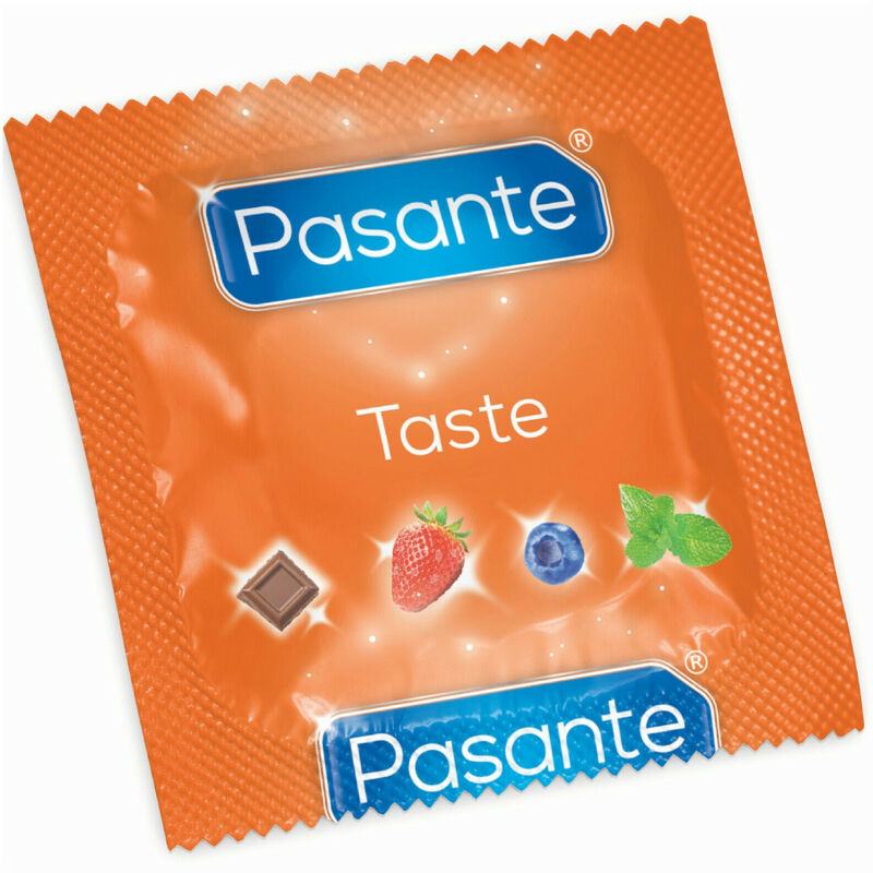 PASANTE - CONDOMS FLAVOR CHOCOLATE TEMPTATION BAG 144 UNITS - Imagem de 2